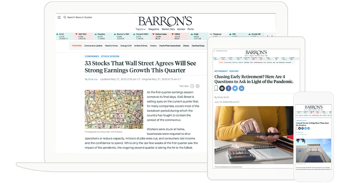 Barron's Digital Subscription (Discounted)