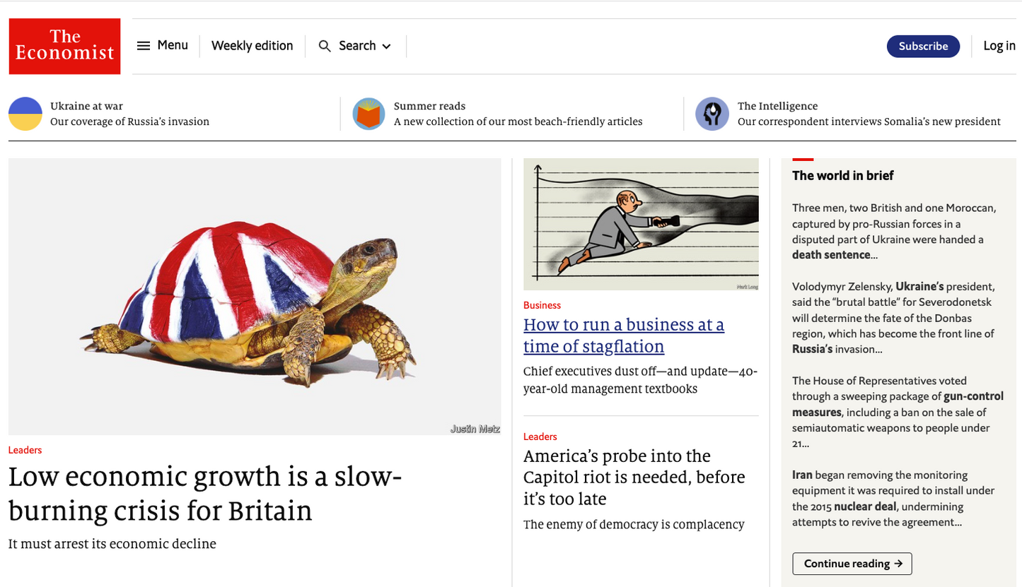 The Economist Annual Digital Subscription Discounted